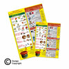 Daily Dump fridge sheet illustrated composting guide to stop mixing waste
