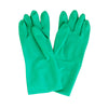 Daily Dump latex free teal gloves in use while handling kitchen waste in Khamba Composter