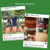 Features of Daily Dump Leave it Pot Small aerobic home composting kit for 4-5 people as row composter for smell-free easy composting