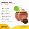 Leave it Pot | Terracotta Outdoor Row Composter