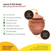 Features of Daily Dump Leave it Pot Small aerobic home composting kit for 4-5 people as row composter for smell-free easy composting