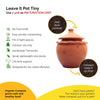 Features of Daily Dump Leave it Pot Small aerobic home composting kit for 4-5 people as row composter for smell-free easy composting
