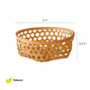 Daily Dump Bamboo sieve top view on corrugated paper