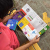 Daily Dump Care Box full set with book activity sheet and sticker sheet in corrugated carton