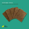 Coir-scurbber rectangle set of 5 top view