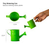Daily Dump Green Gang Kit with materials and flowers in a coir pot