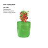 9inch by 9inch green grow bag ideal for small flowering plants, greens and herbs