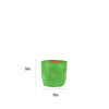 9inch by 9inch green grow bag ideal for small flowering plants, greens and herbs