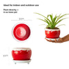 Yellow pot with plate trowel Beej Ball and Compost pack on corrugated background
