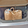 Daily Dump Jute Bag Sort-it Store-it Sell it bag in use with sorted dry recyclable waste