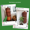 Khamba Composter | Terracotta stack home compost bin