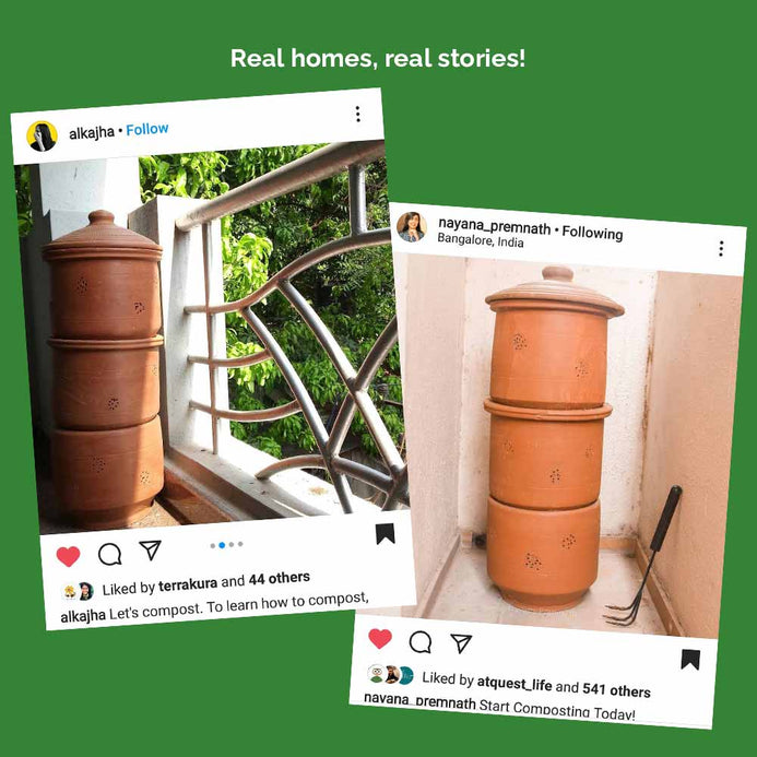 Easy home composting with Khamba 3Tier Large composter