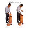 Khamba Composter | Terracotta stack home compost bin