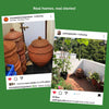 Leave it Pot | Terracotta Outdoor Row Composter