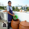 Leave it Pot | Terracotta Outdoor Row Composter