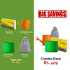 Little green corner kit with corrugated background