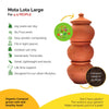 Mota Lota Home Compost Bin | Terracotta 3 pot compost bin