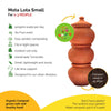 Mota Lota Home Compost Bin | Terracotta 3 pot compost bin