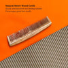 Neem Comb flat on a corrugated and orange background