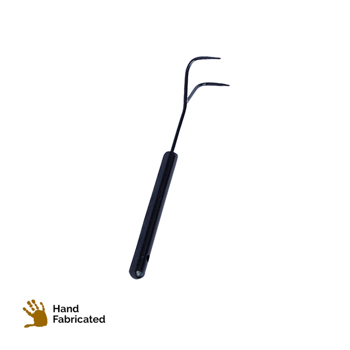 Daily Dump Short Metal Rake for Mixing or Tilling Compost and Garden Soil