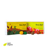 Daily Dump Beej Ball seedballs greens seedmix in box with background of lush greens growing