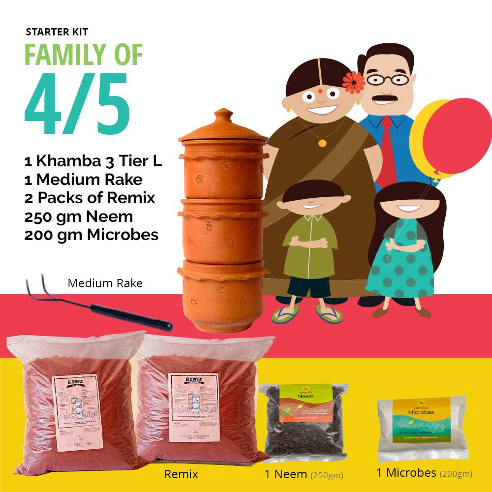 Buy Home Composting Starter Kit Online from Daily Dump