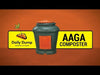 Daily Dump OWC Aaga 550 designed to handle bulk organic waste in communities, apartments in a garden