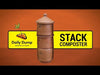 Mota Lota Home Compost Bin | Terracotta 3 pot compost bin